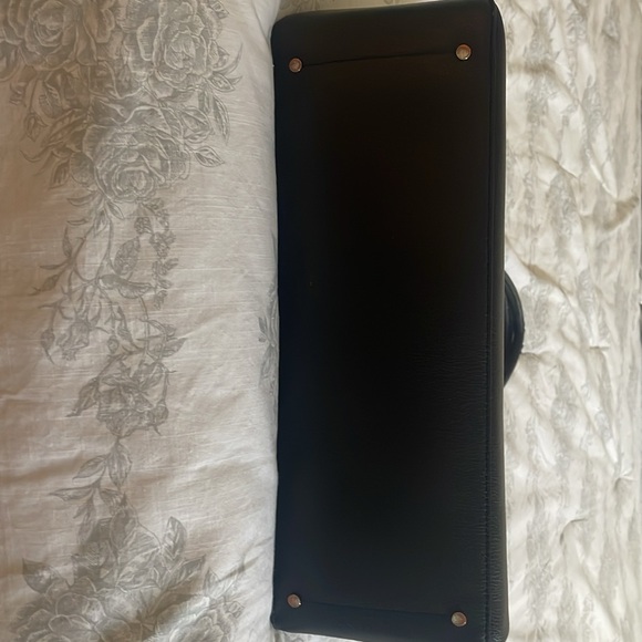 Kate Spade Black Tote Bag with Gold Accents - Picture 4 of 6